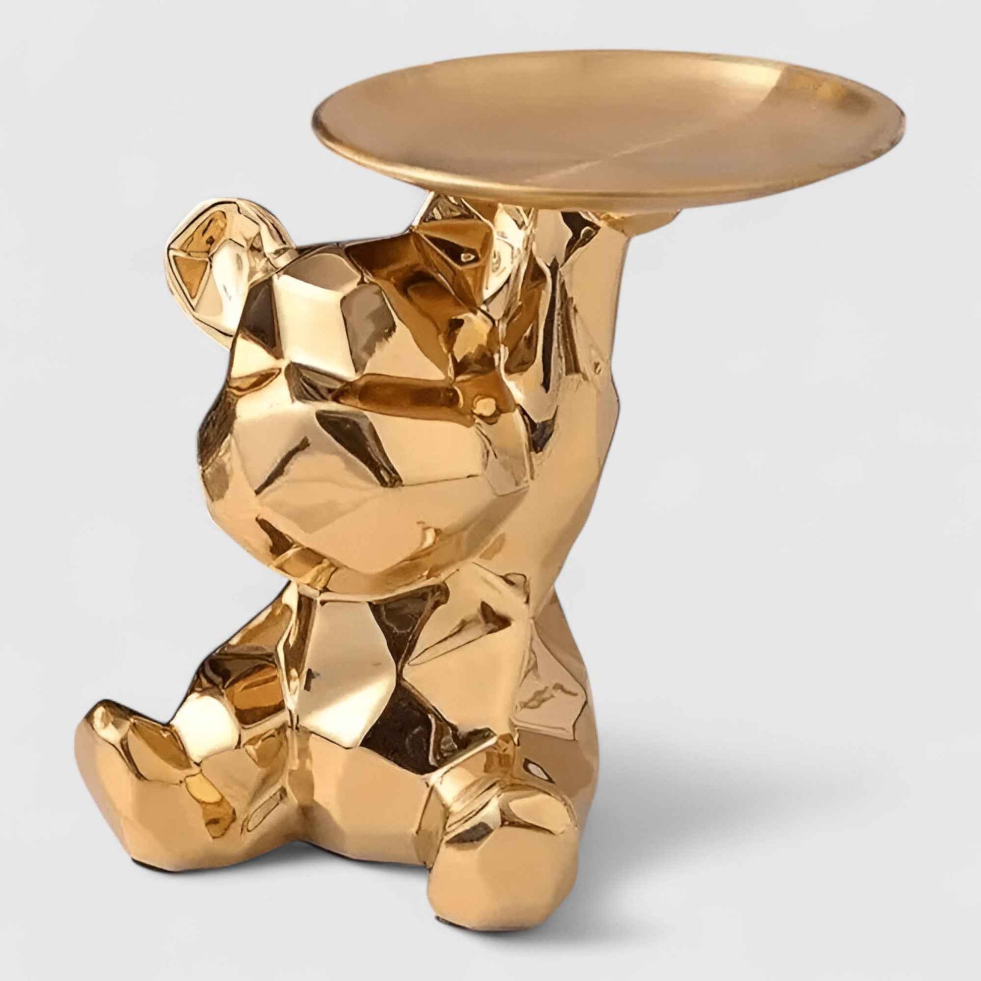 Boîtes décoratives : Objet Déco Céramique Élégant Multifonctionnel pour un Style Pratique et Sophistiqué dans Or - B de Marche Lino
