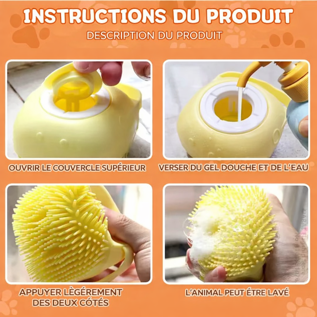 Brosse pour Chat et Chien Multifonctionnelle