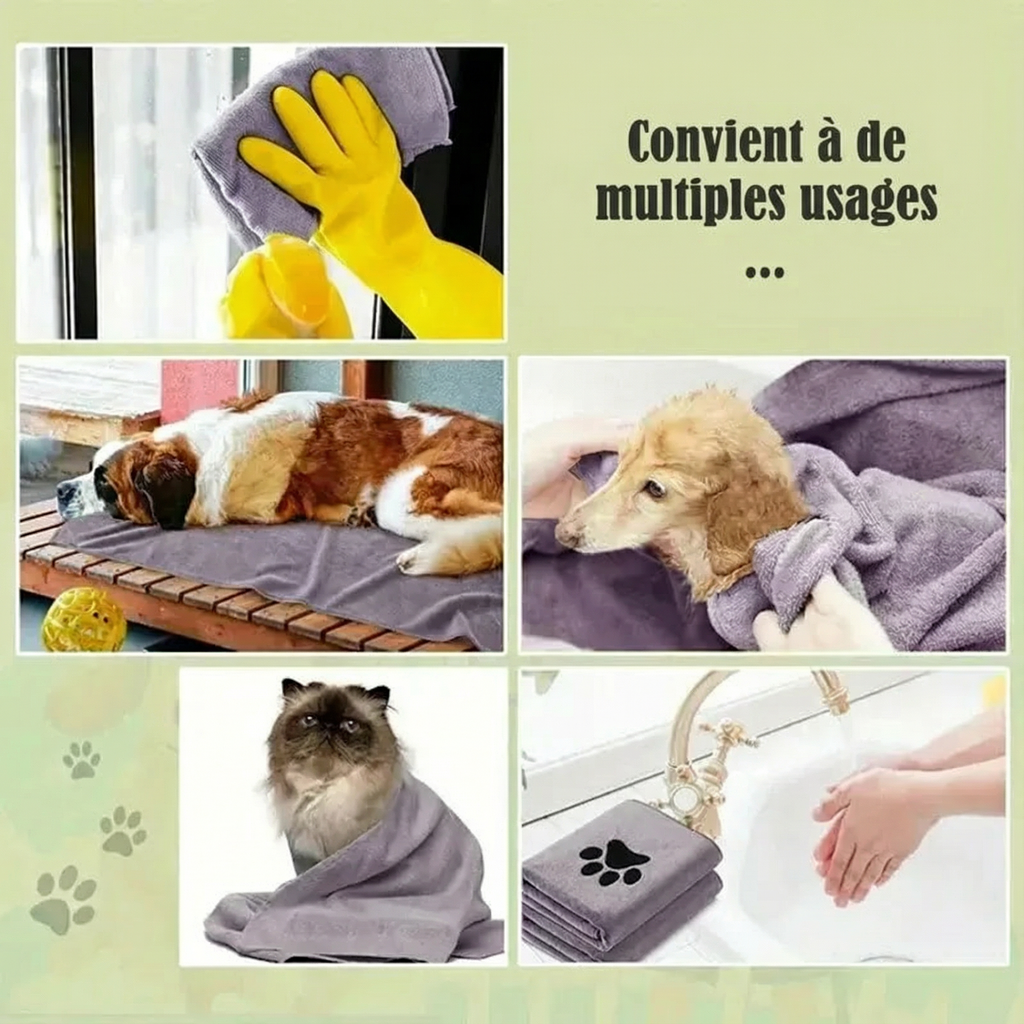Weiches saugfähiges Handtuch für Tiere Katzenzubehör
