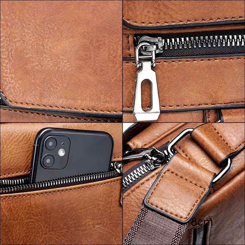 LuxeLeather™ Schoudertas - Modern en stijlvol