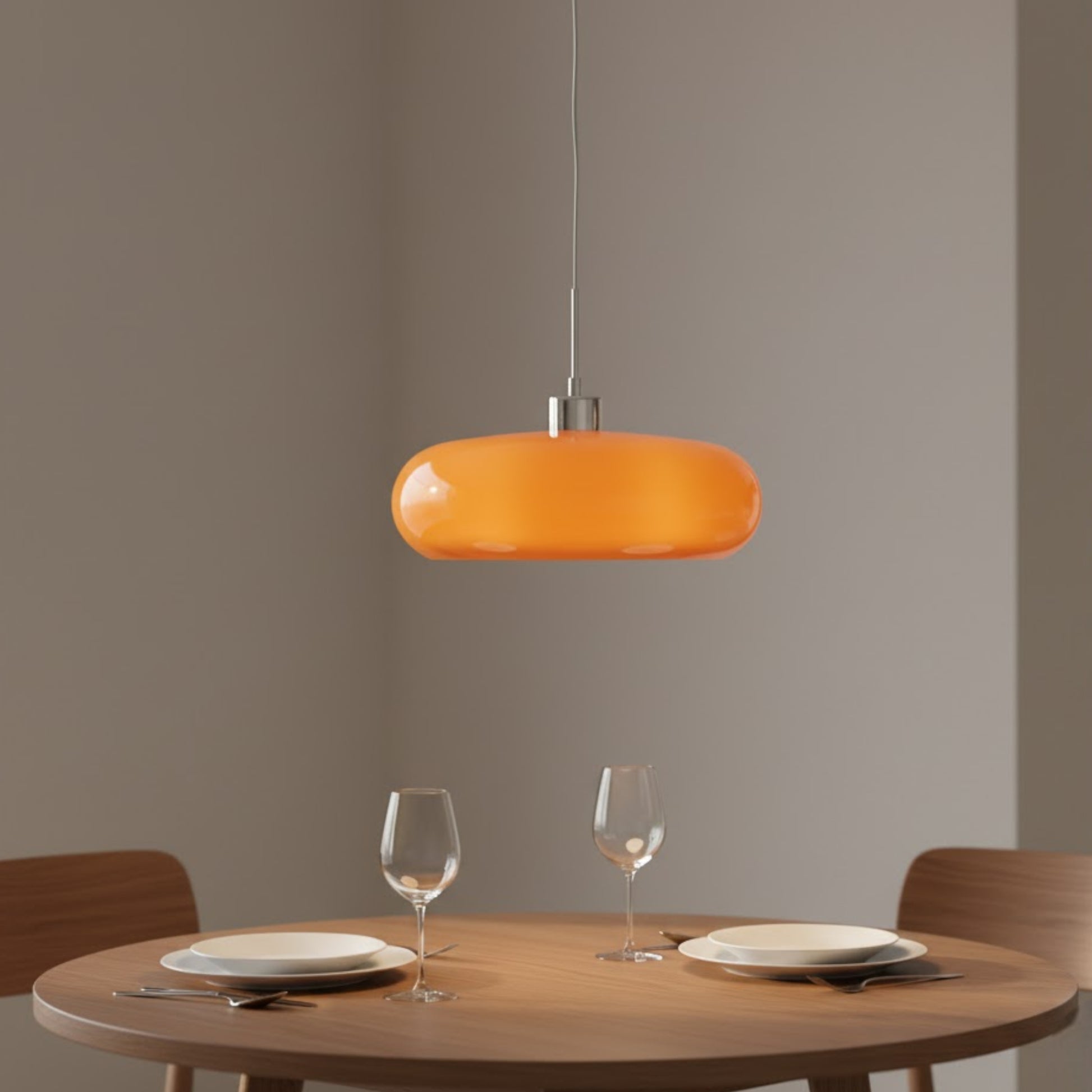 Suspension de plafond en verre – Design moderne