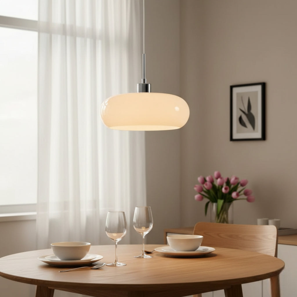 Suspension de plafond en verre – Design moderne