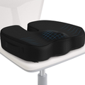 Coussin Ergonomique Sciatique & Lombaire en Mousse à Mémoire Premium – Bureau/Voiture
