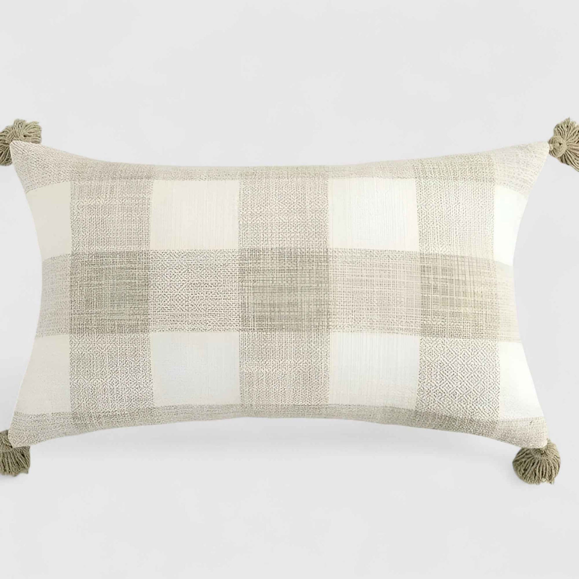 Coussins et housses de coussin : Housse de Coussin en Lin Fait Main Élégante dans B 30cm x 50cm de Marche Lino