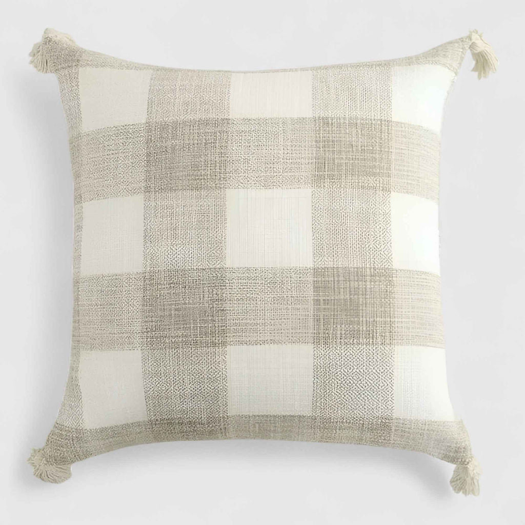 Coussins et housses de coussin : Housse de Coussin en Lin Fait Main Élégante dans B 45cm x 45cm de Marche Lino