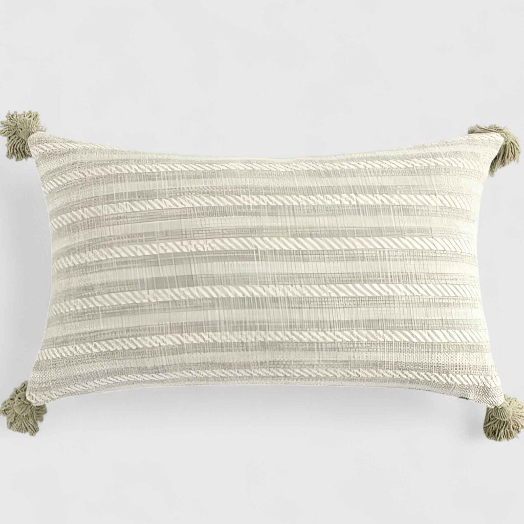 Coussins et housses de coussin : Housse de Coussin en Lin Fait Main Élégante dans E 30cm x 50cm de Marche Lino