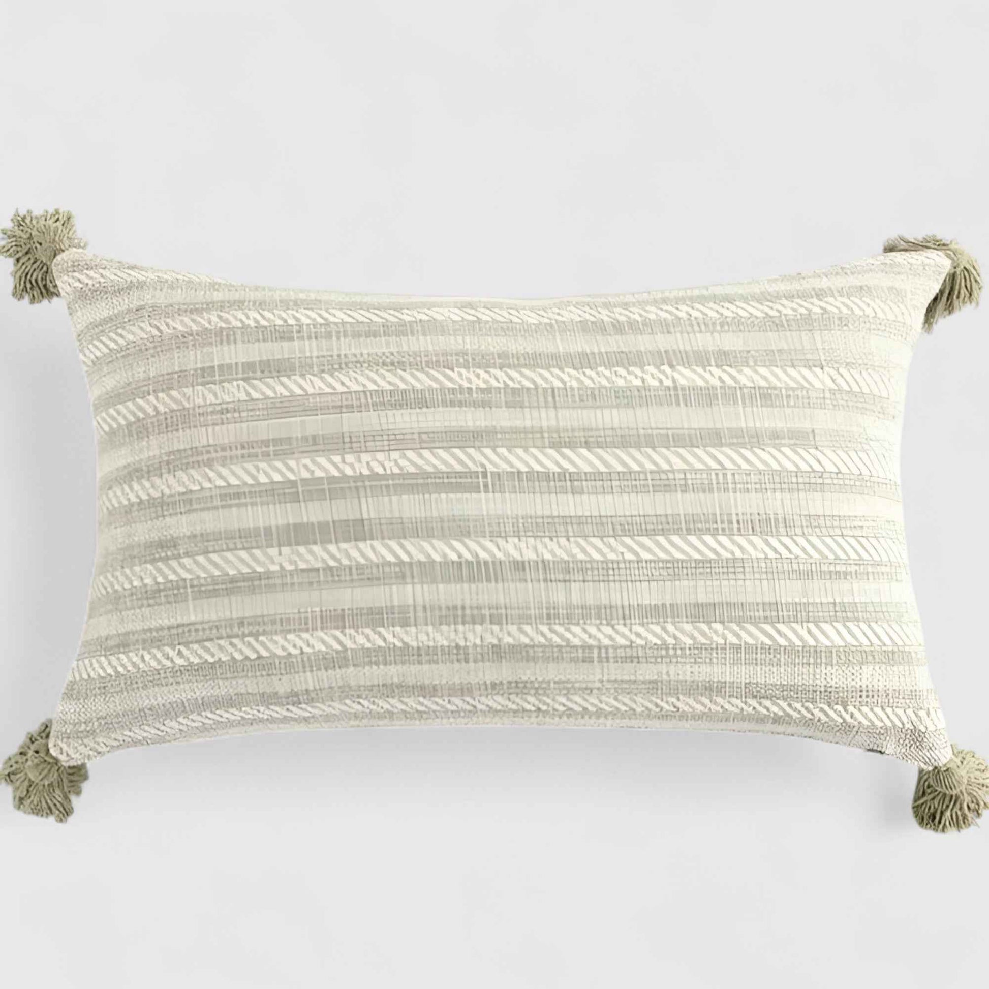 Coussins et housses de coussin : Housse de Coussin en Lin Fait Main Élégante dans E 30cm x 50cm de Marche Lino