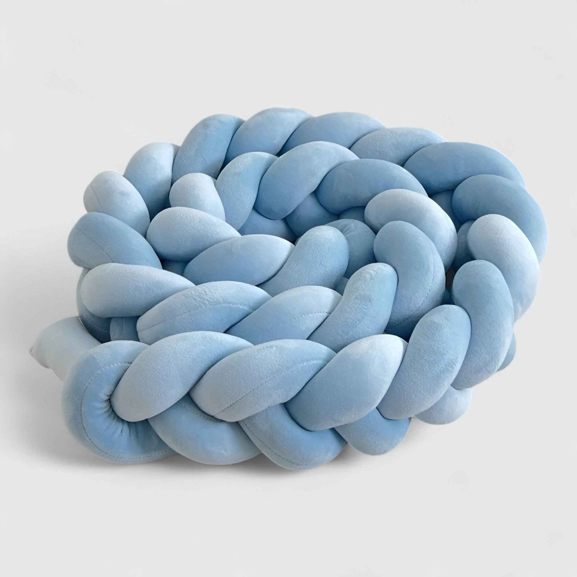 Coussins de sol : Coussin géométrique moderne en polyester pour le sol dans Bleu clair de Marche Lino