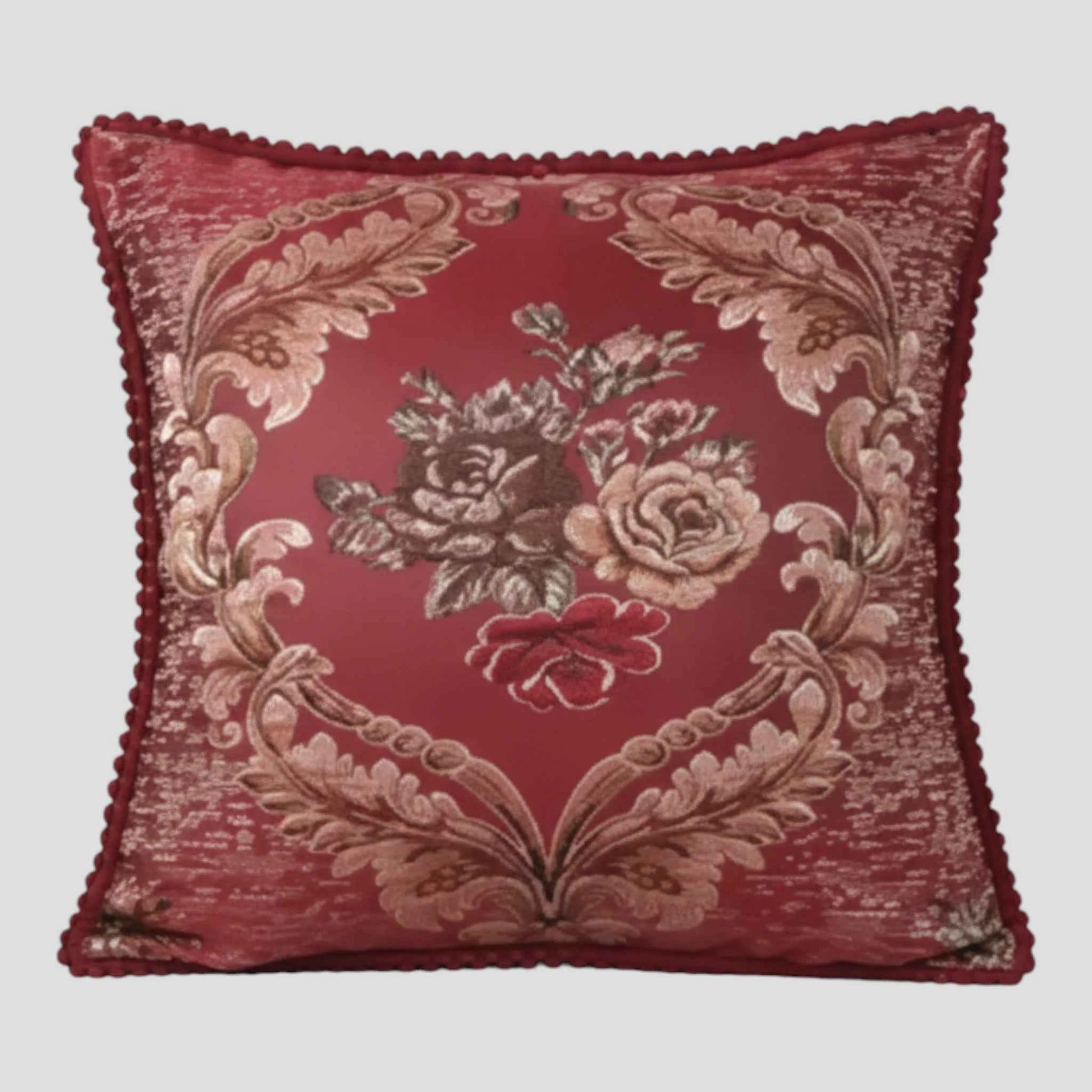 Housse de Coussin en Jacquard Style Européen 48×48 cm