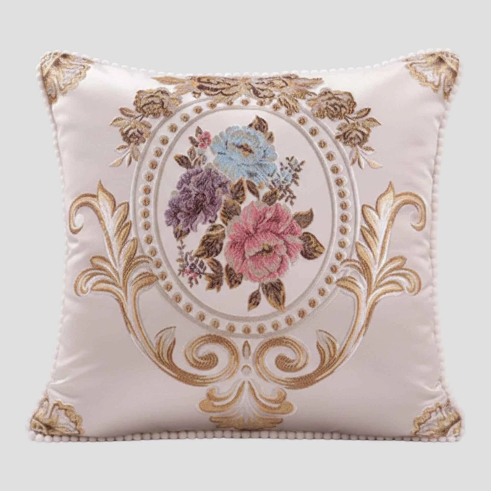 Housse de Coussin en Jacquard Style Européen 48×48 cm
