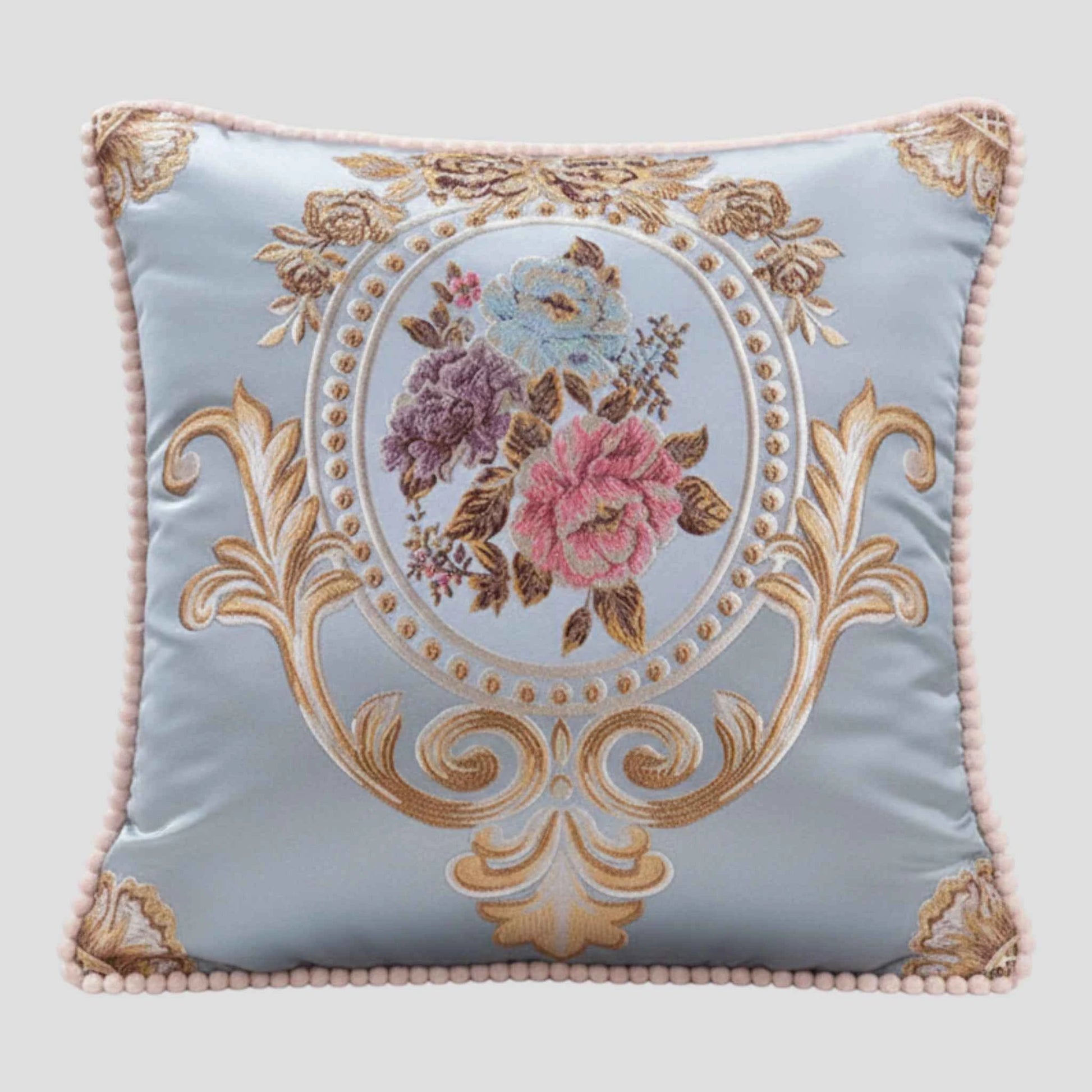 Housse de Coussin en Jacquard Style Européen 48×48 cm