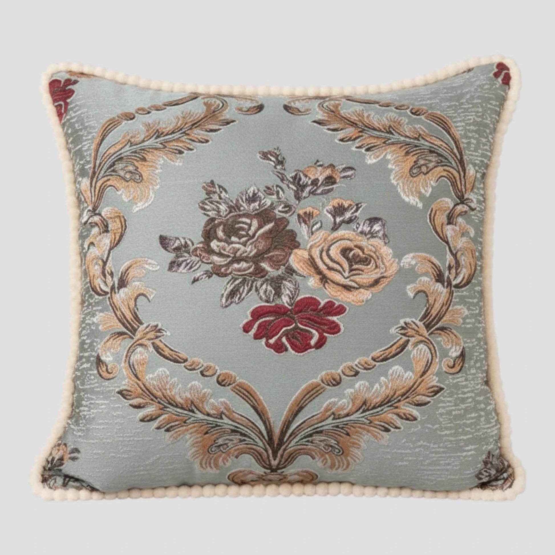 Housse de Coussin en Jacquard Style Européen 48×48 cm