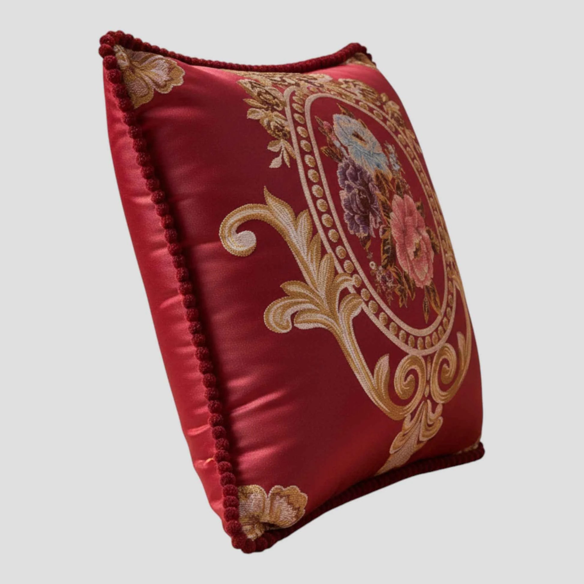 Housse de Coussin en Jacquard Style Européen 48×48 cm