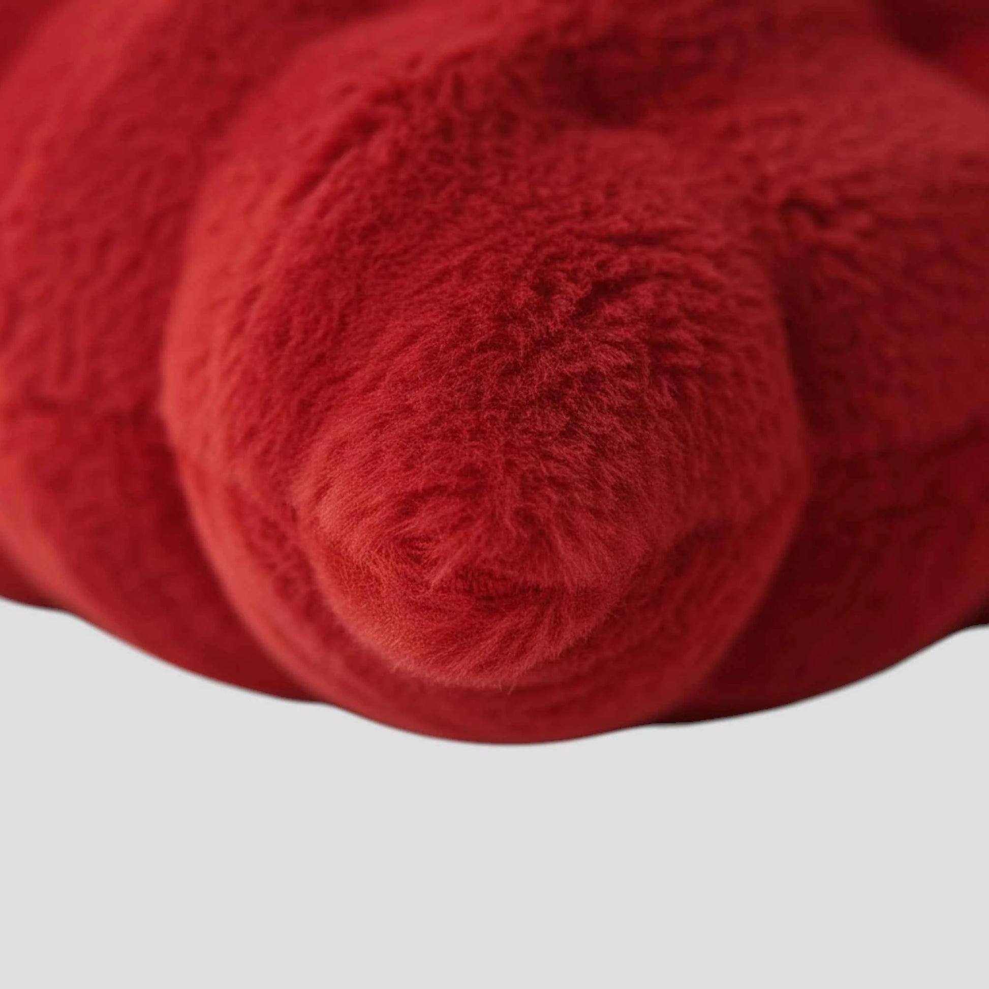 Housse de Coussin en Velours à Motif Bulle Uni