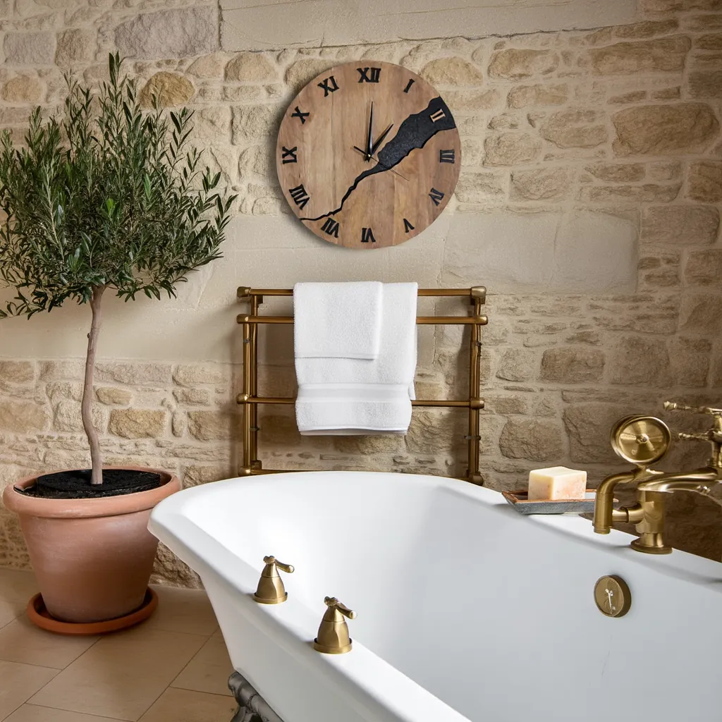 Horloge Murale Design en Bois Silencieuse