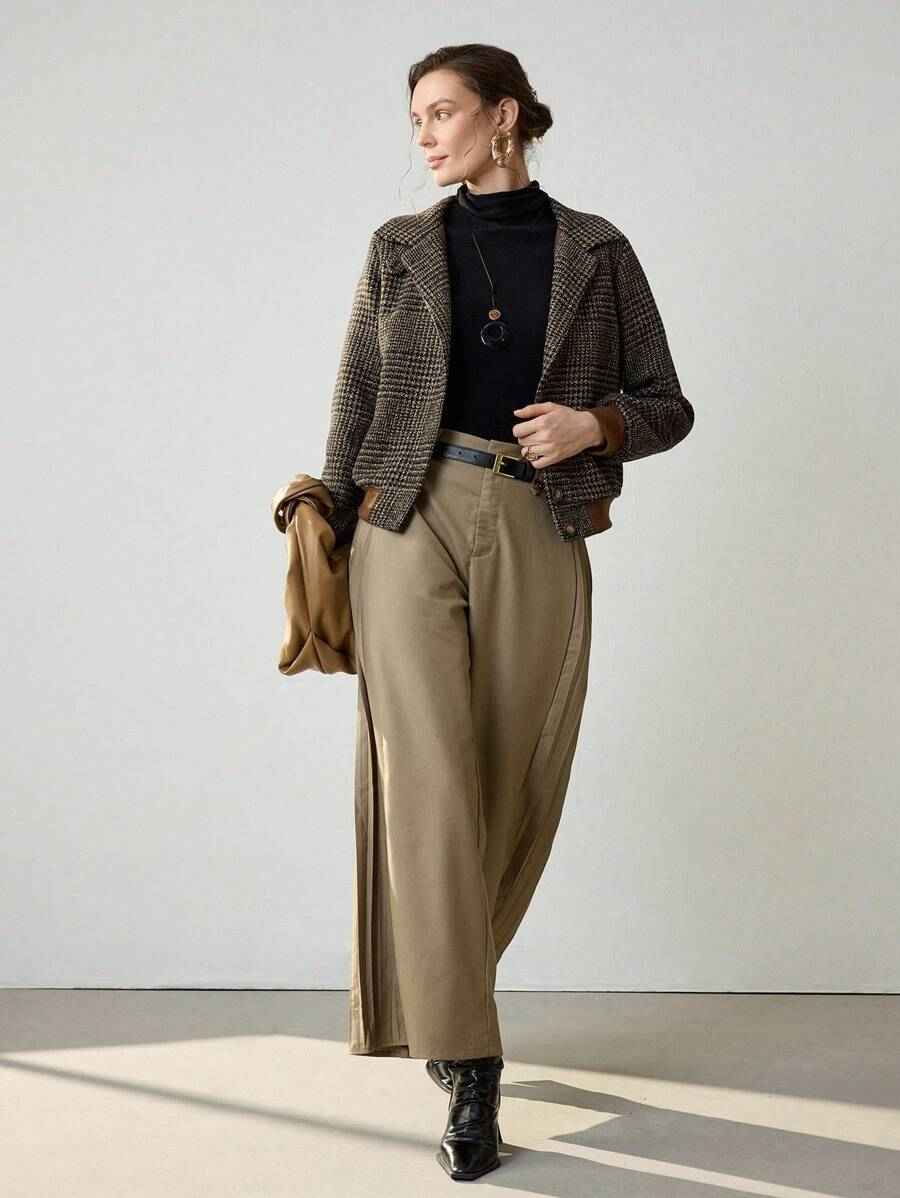 Veste courte en tweed Blythe — Chic sans effort