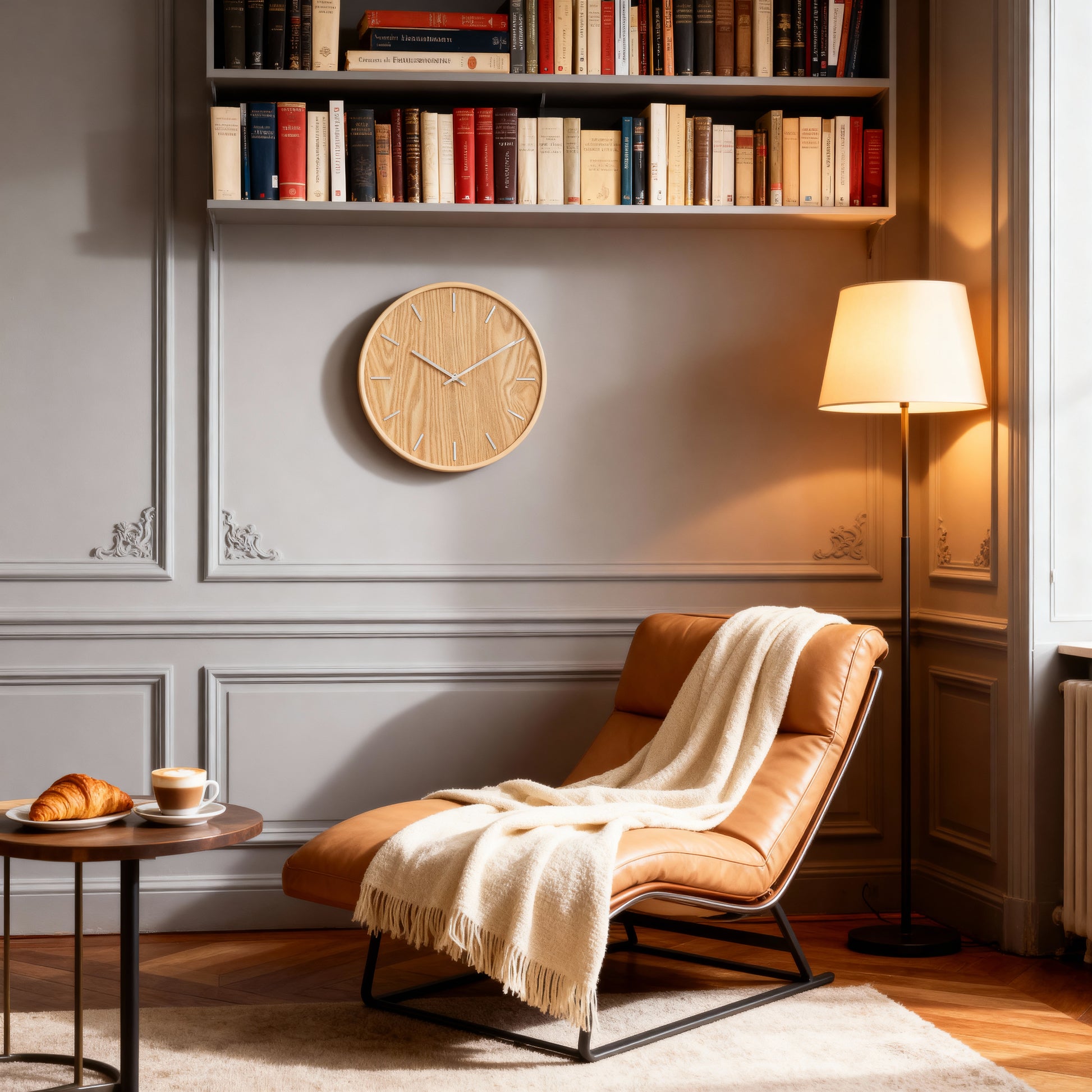 Horloge Murale en Bois au Design Élégant