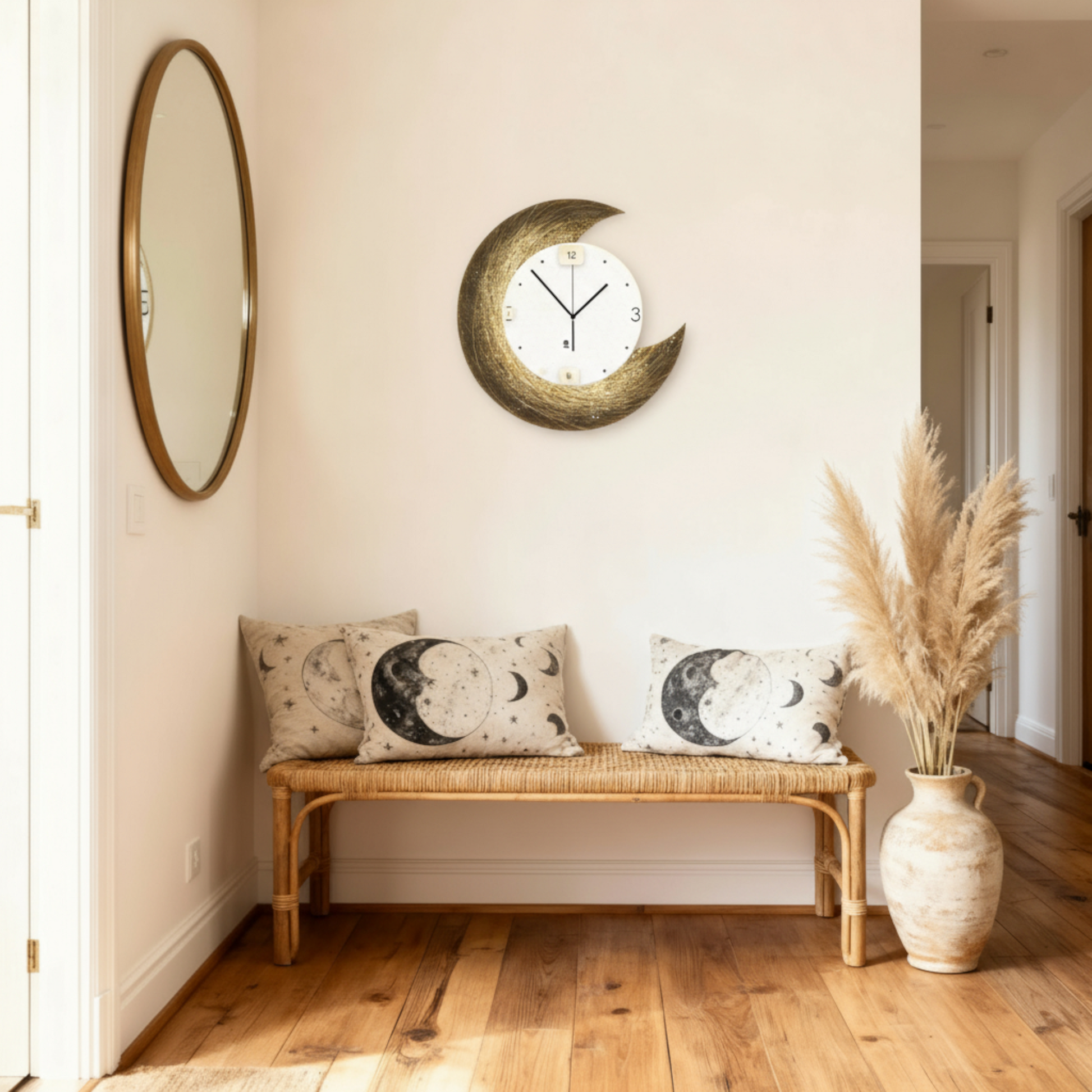 Horloge Murale au Design Minimaliste et Élégant