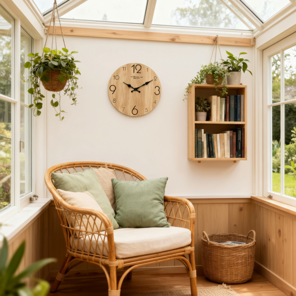 Horloge Murale en Bois au Design Élégant