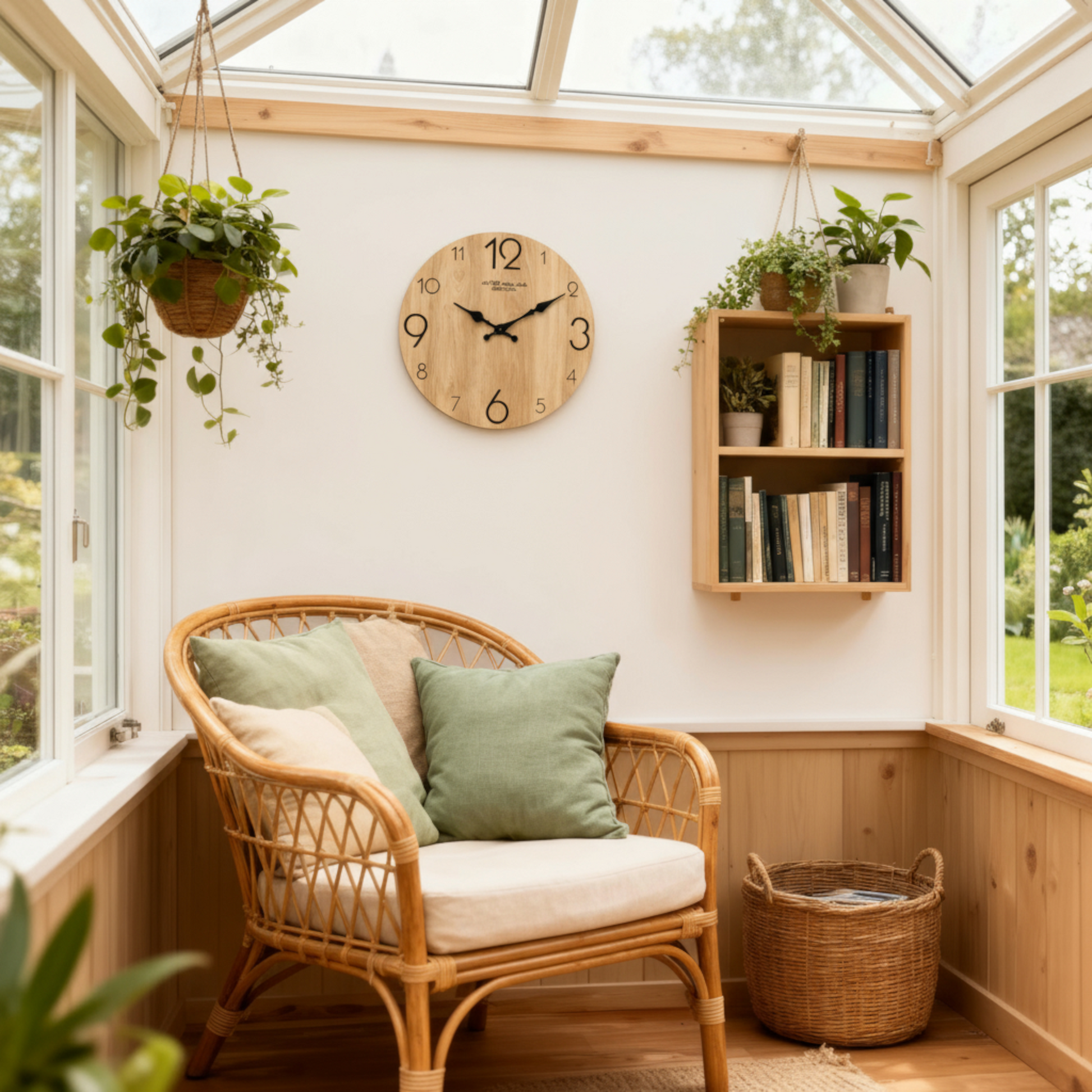 Horloge Murale en Bois au Design Élégant