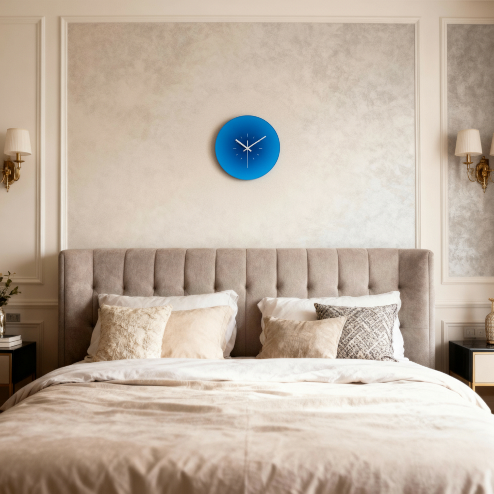 Horloge Murale Élégante en Verre – Design Moderne