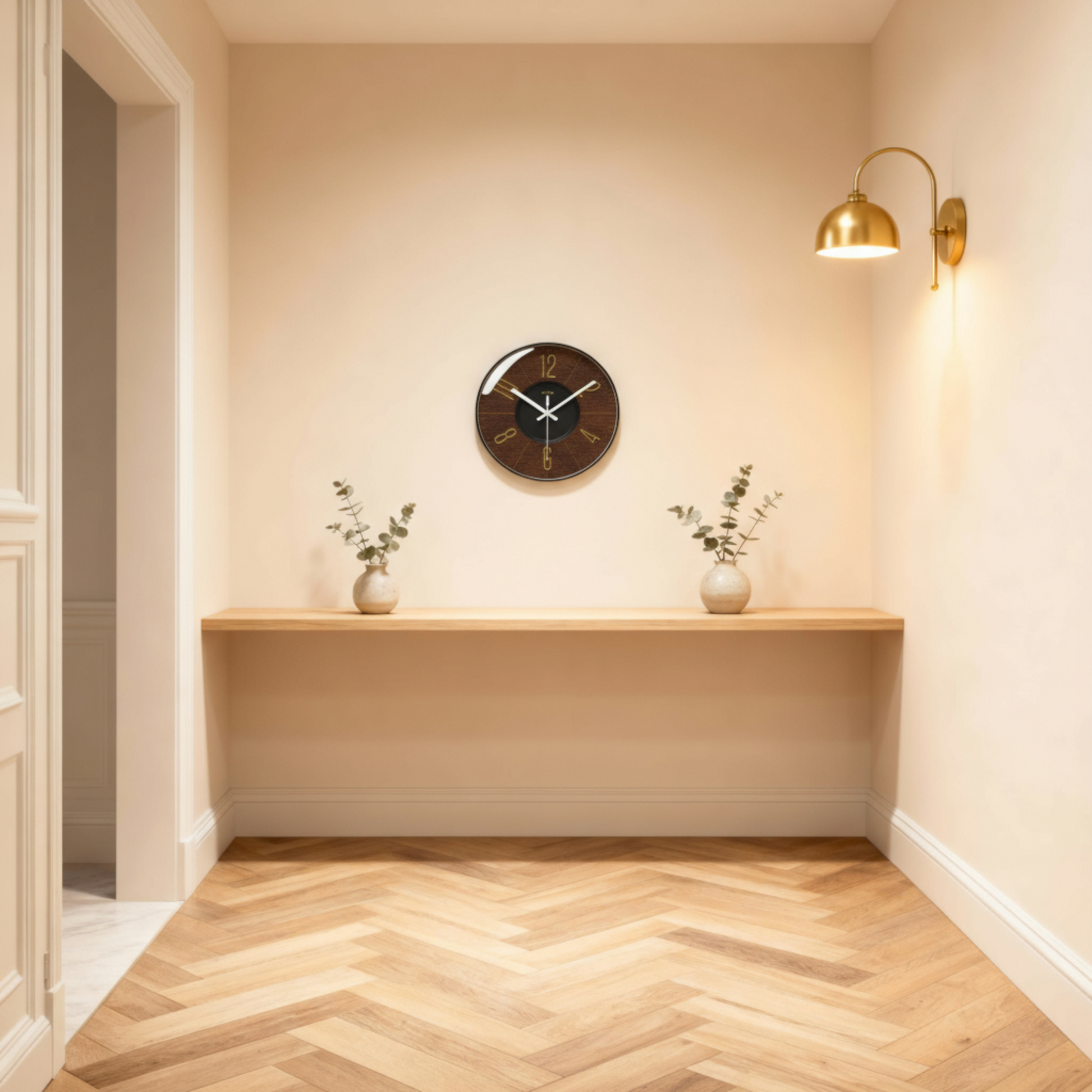 Horloge Murale Vintage au Design Élégant