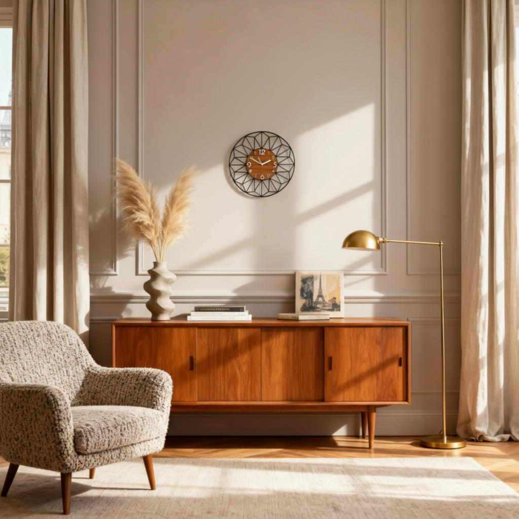 Horloge Murale en Bois au Design Élégant