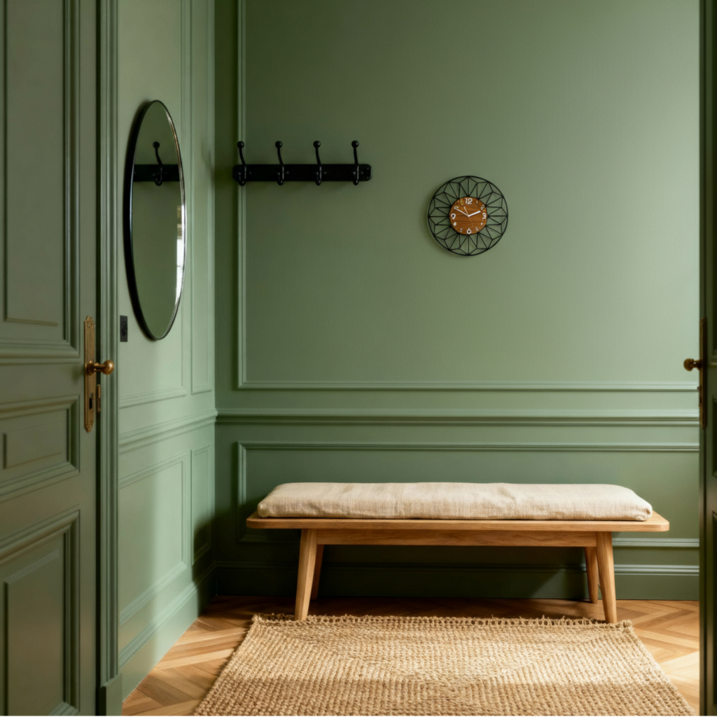 Horloge Murale en Bois au Design Élégant