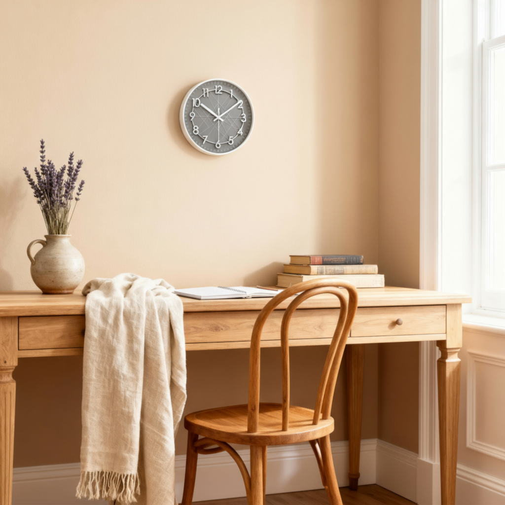 Horloge Murale Design Géométrique Silencieuse