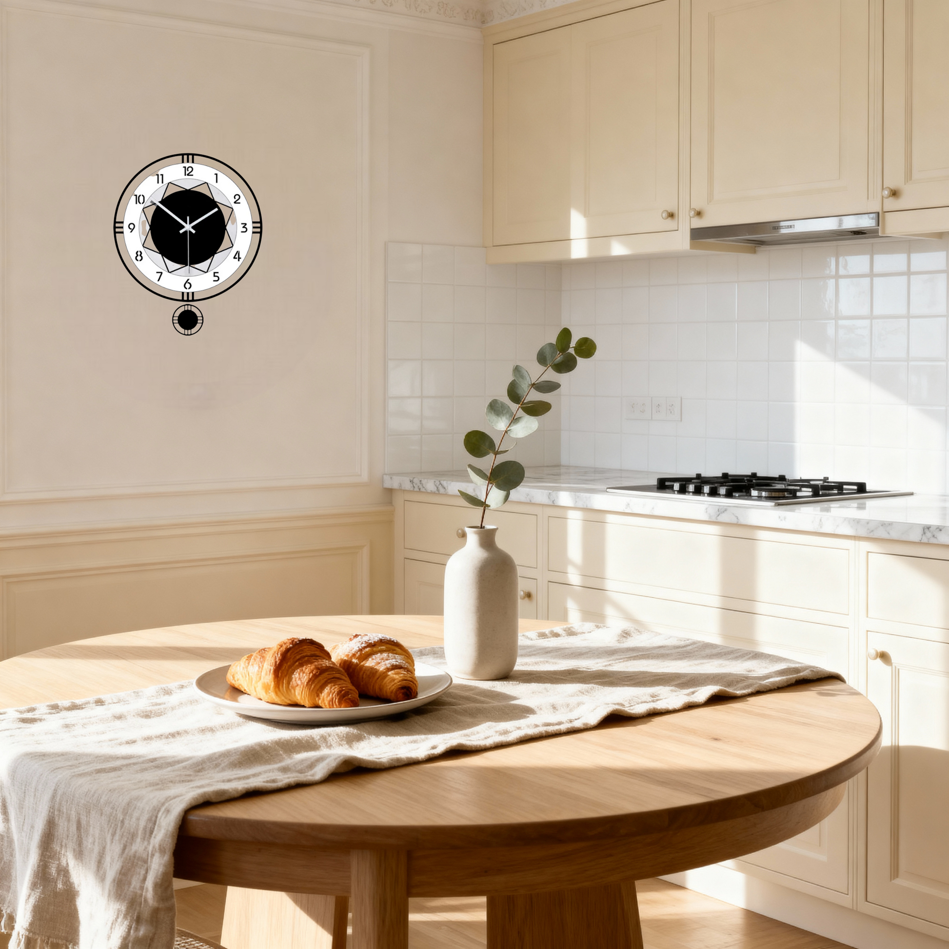 Horloge Murale Design Minimaliste Élégante