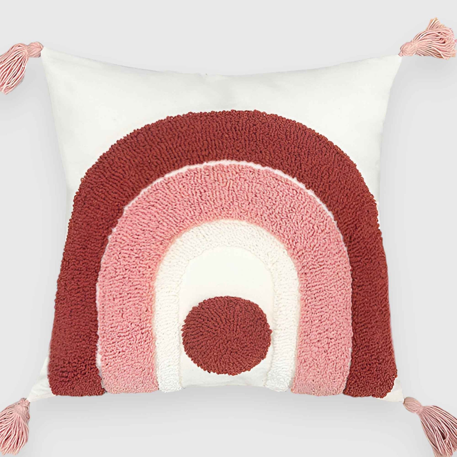Coussins et Oreillers : Coussin décoratif rose velours capitonné pour un décor élégant dans 05 45x45cm de Marche Lino