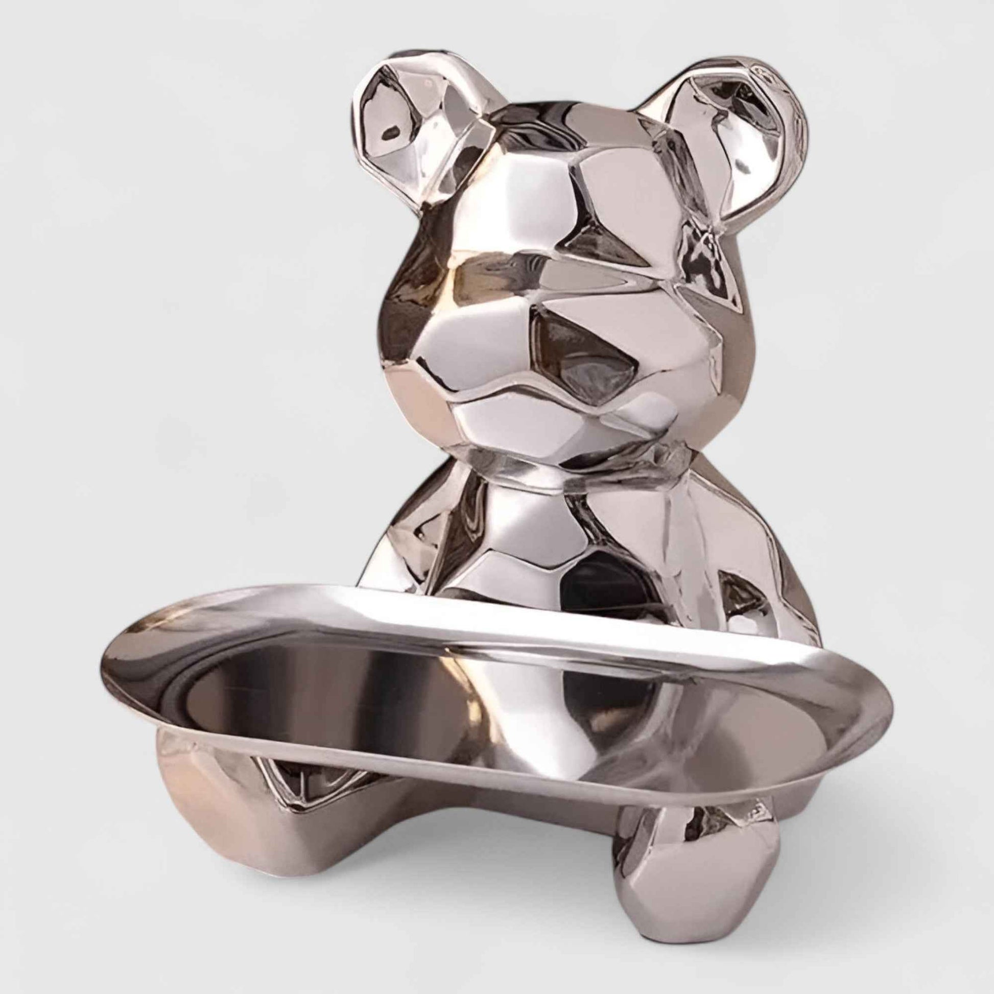 Boîtes décoratives : Objet Déco Céramique Élégant Multifonctionnel pour un Style Pratique et Sophistiqué dans Argent- A de Marche Lino