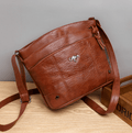 Vintage Damen-Ledertasche Umhängetasche