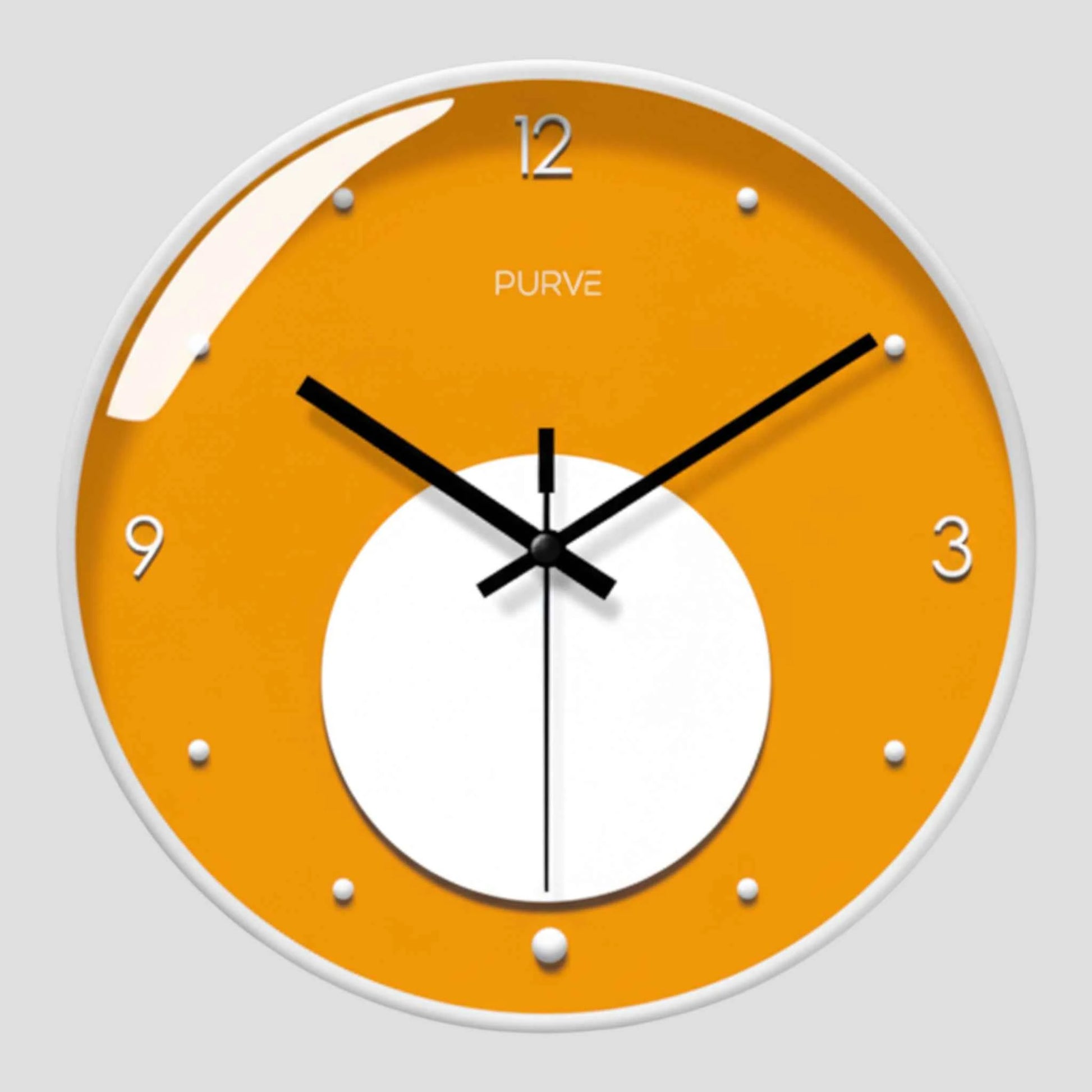 Horloge murale minimaliste moderne à mouvement quartz