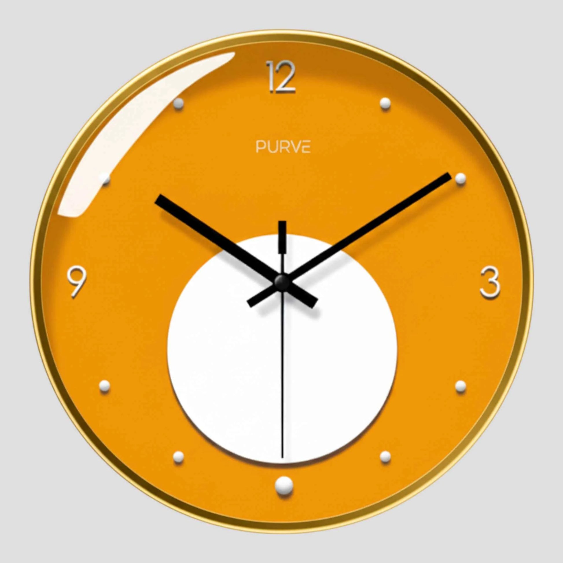 Horloge murale minimaliste moderne à mouvement quartz